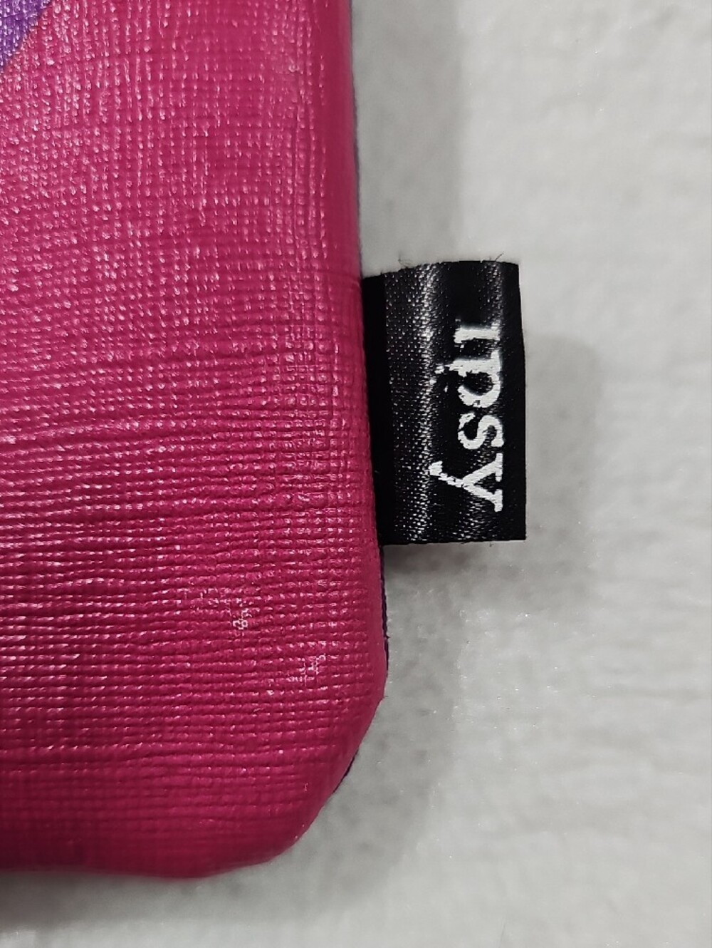 ipsy Tetris Pink & Purple Geometric Cosmetic Pouch Kicks In Pics - Picture 2 of 9